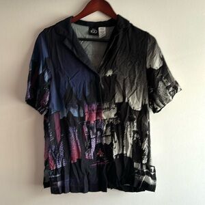 Disney 100 button shirt